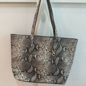 Cole Haan Snakeskin Print Tote Bag